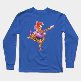 Prawn Lake - Pepe the King Prawn Ballerina Illustration Long Sleeve T-Shirt